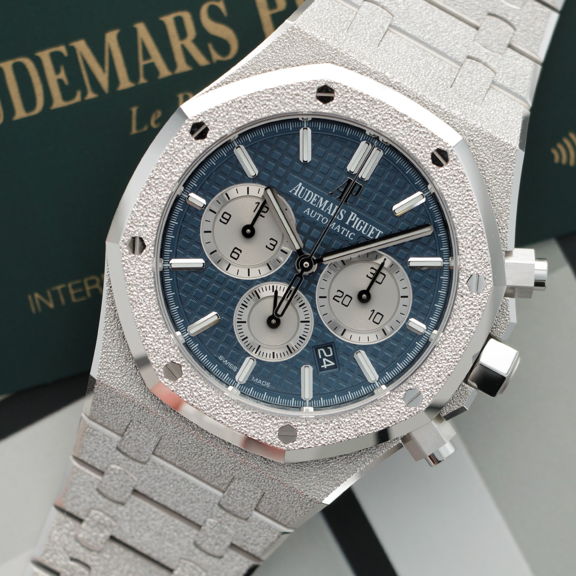 Audemars Piguet - Audemars Piguet Frosted White Gold Royal Oak Watch Ref. 26331 - The Keystone Watches