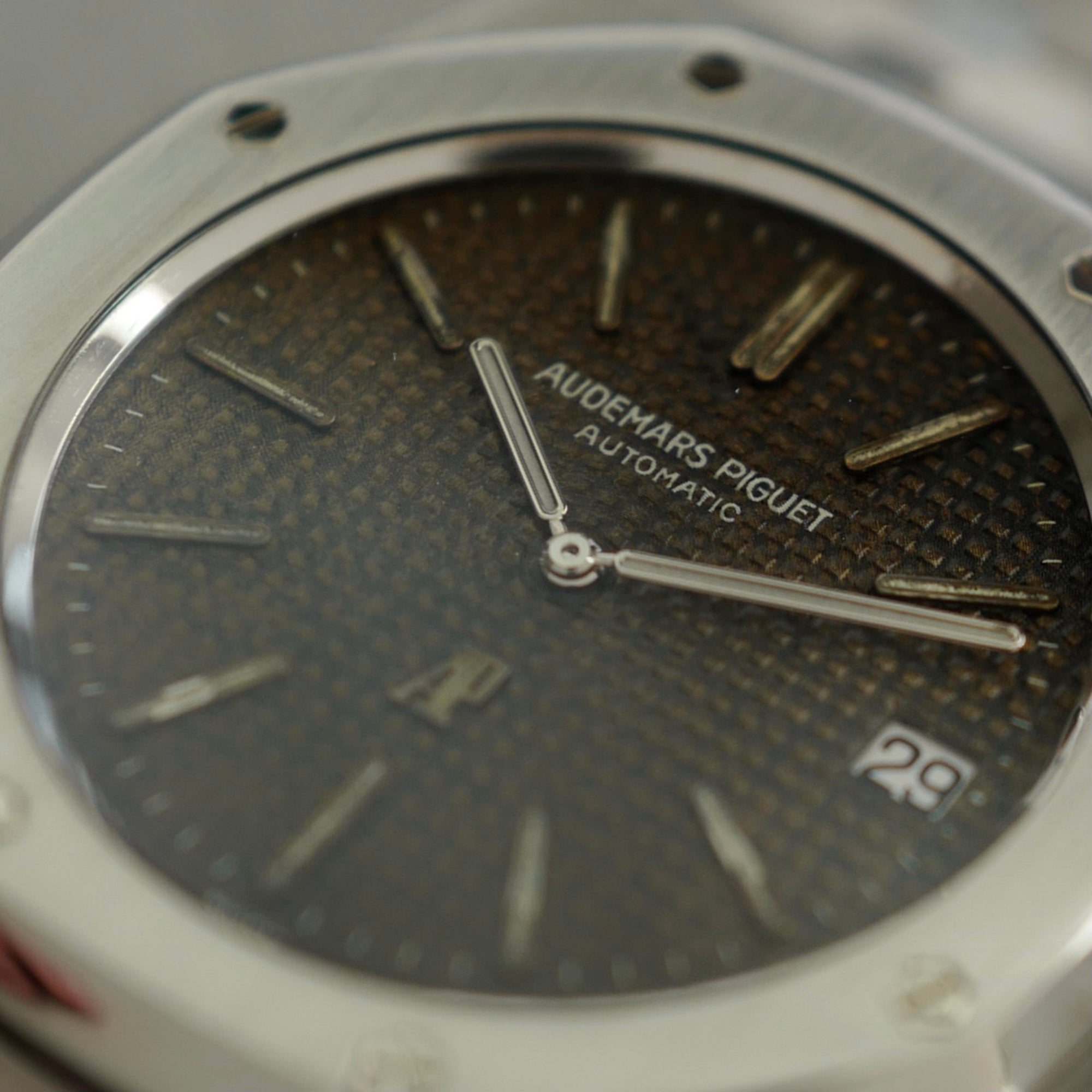 Audemars Piguet - Audemars Piguet Steel Royal Oak Ref. 5402 with Tropical Dial, with Box and Papers - The Keystone Watches