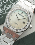 Audemars Piguet - Audemars Piguet White Gold Royal Oak Ref. 15054 with Mother Of Pearl Dial - The Keystone Watches