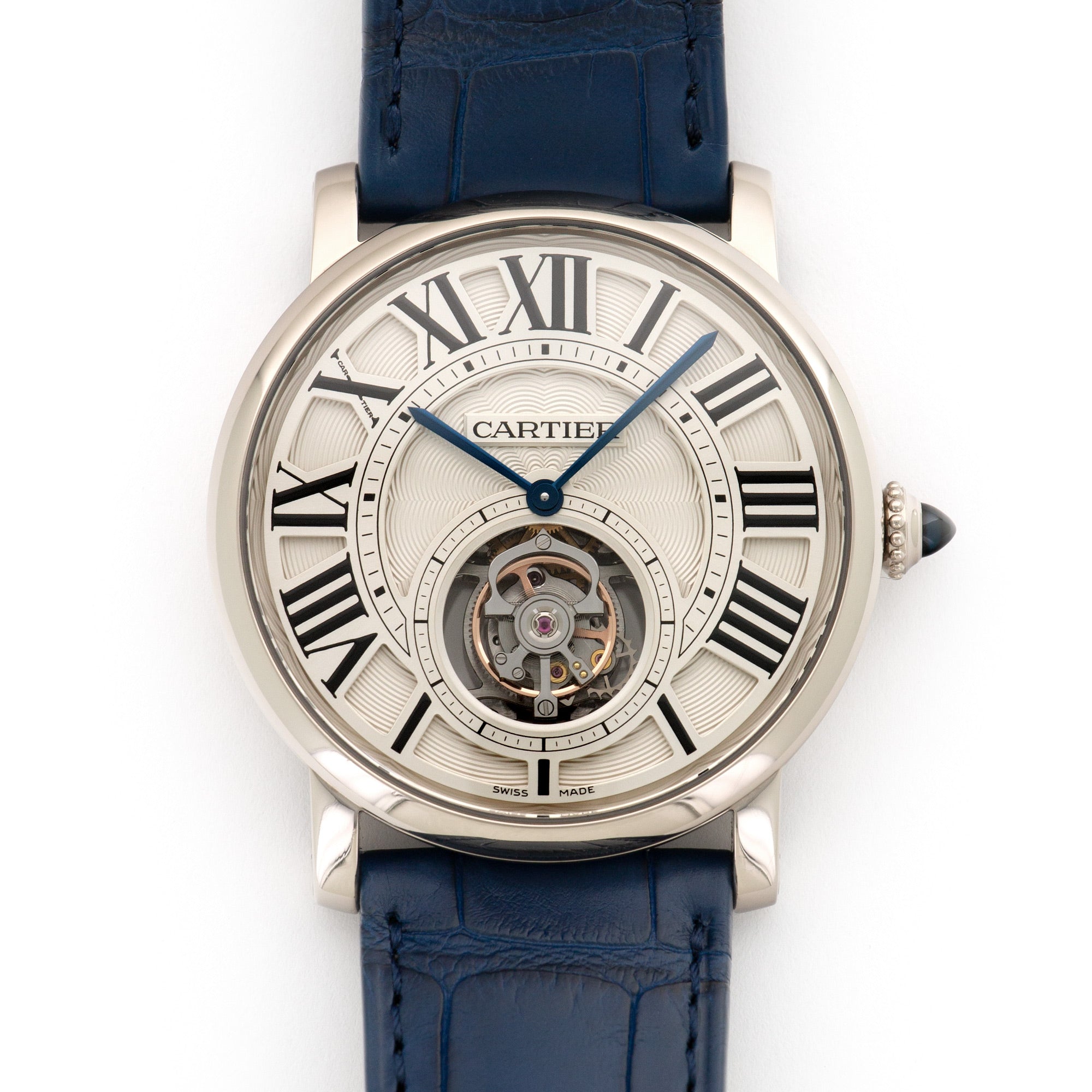 Cartier - Cartier White Gold Rotonde de Cartier Flying Tourbillon Watch - The Keystone Watches