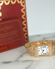 Cartier - Cartier Yellow Gold Tank Mechanical Watch on a Bracelet - The Keystone Watches