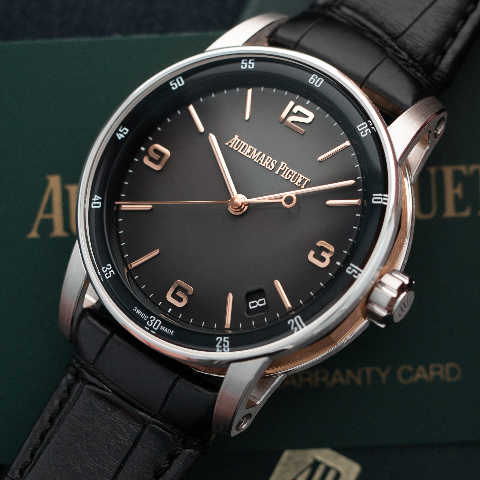 Audemars Piguet - Audemars Piguet Rose Gold & White Gold Code 11.59 Watch - The Keystone Watches