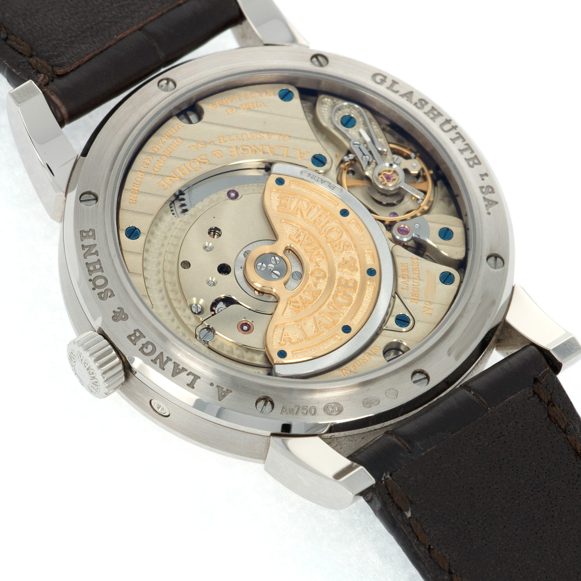 A. Lange & Sohne - A. Lange & Sohne White Gold Saxonia Annual Calendar Ref. 330.026 - The Keystone Watches