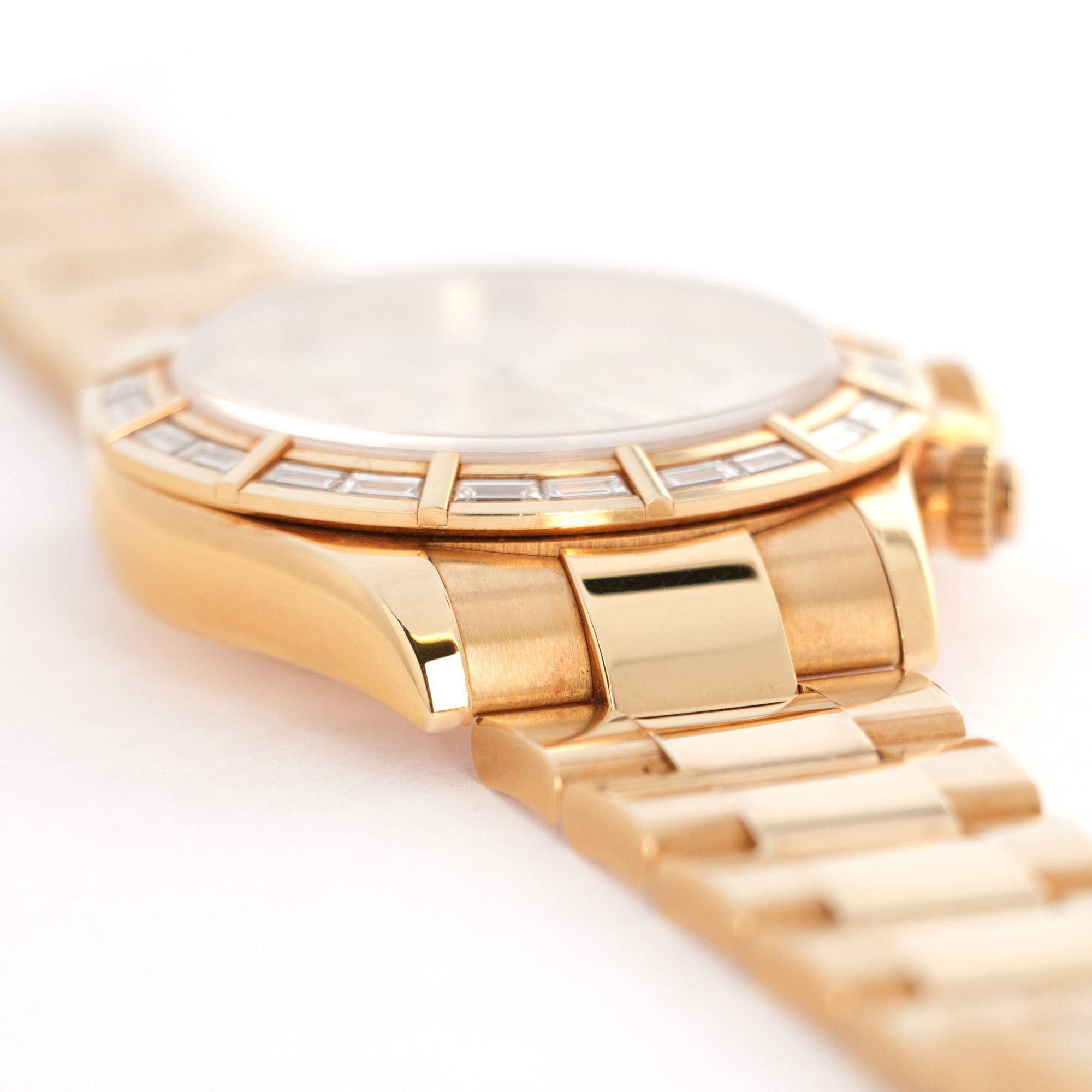 Rolex - Rolex Yellow Gold Daytona Baguette Diamond Watch Ref. 116568 - The Keystone Watches