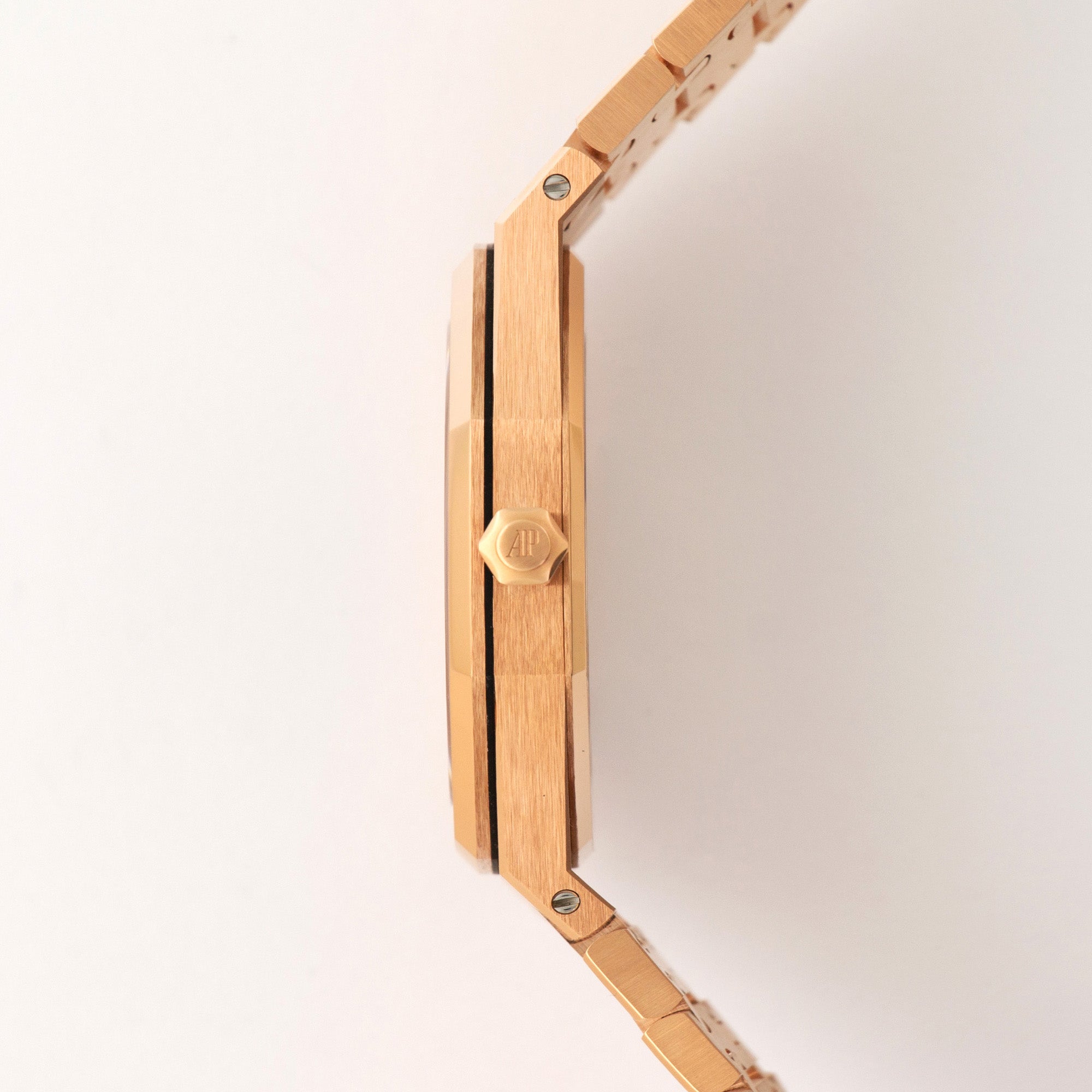 Audemars Piguet - Audemars Piguet Rose Gold Royal Oak Automatic Extra-Thin Watch - The Keystone Watches