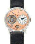 FP Journe - F.P Journe Platinum Tourbillon Remontoir dEgalite with Rose Gold Dial - The Keystone Watches