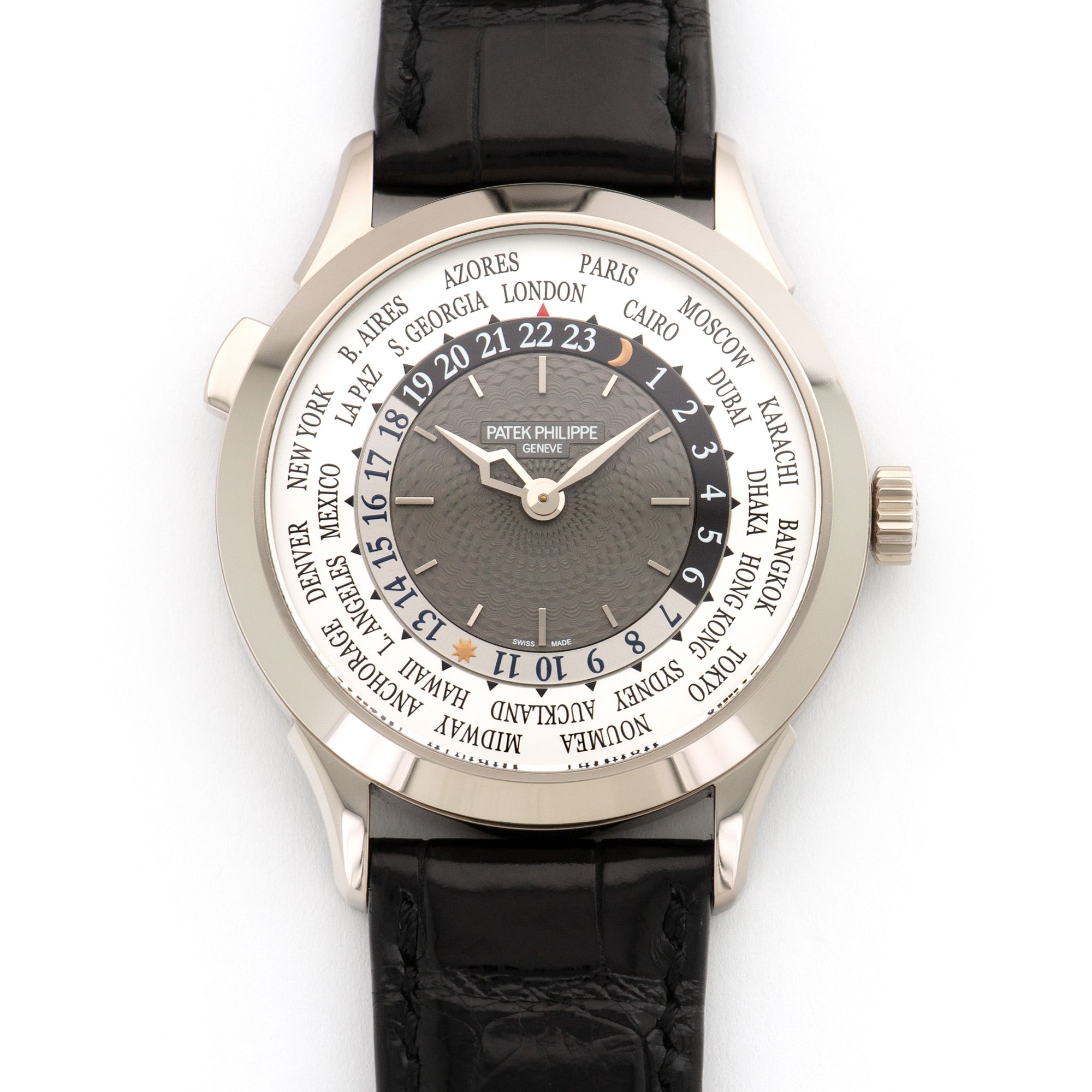 Patek Philippe - Patek Philippe White Gold World Time Watch Ref. 5230 - The Keystone Watches