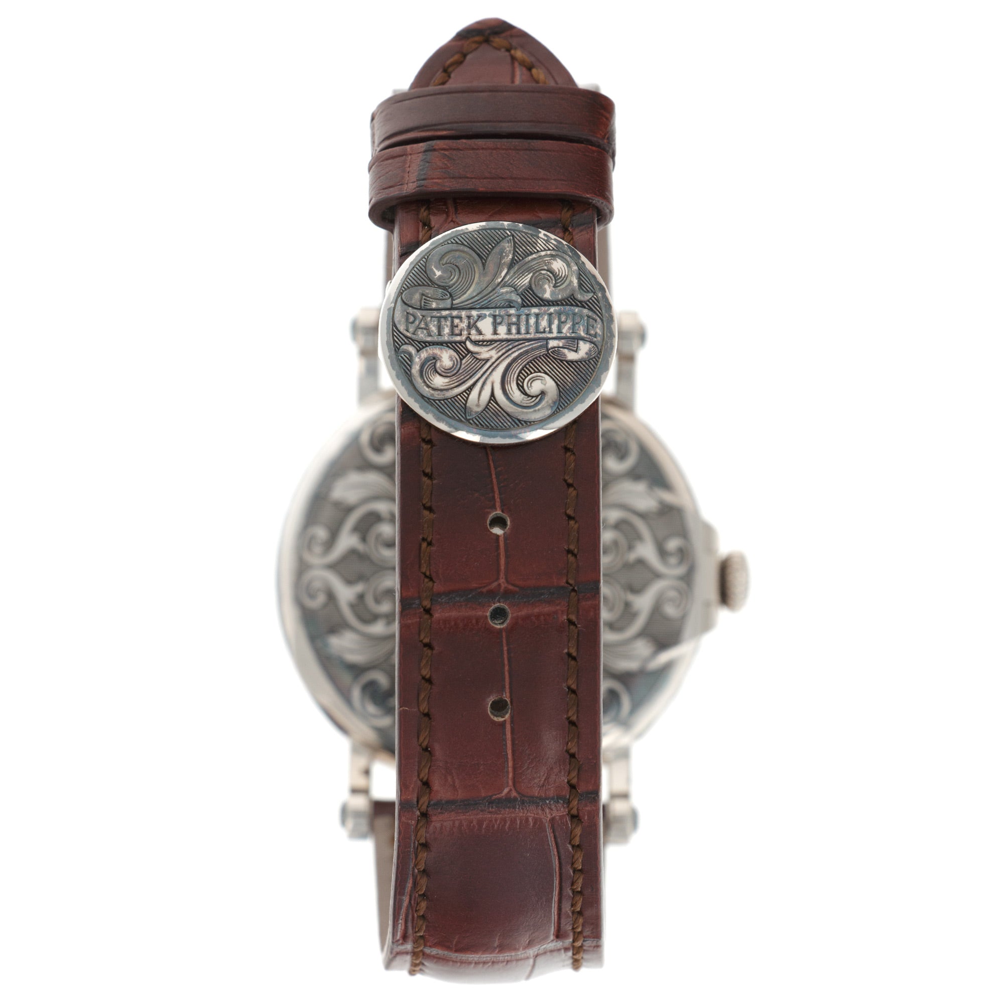 Patek Philippe - Patek Philippe White Gold Perpetual Hand-Engraved Watch Ref. 5160 - The Keystone Watches