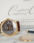 Patek Philippe - Patek Philippe Yellow Gold Perpetual Retrograde Grey Dial Watch Ref. 5050 - The Keystone Watches