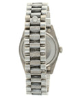 Rolex - Rolex White Gold Day-Date Bark Watch Ref. 18079 with Salmon Jubilee Dial - The Keystone Watches