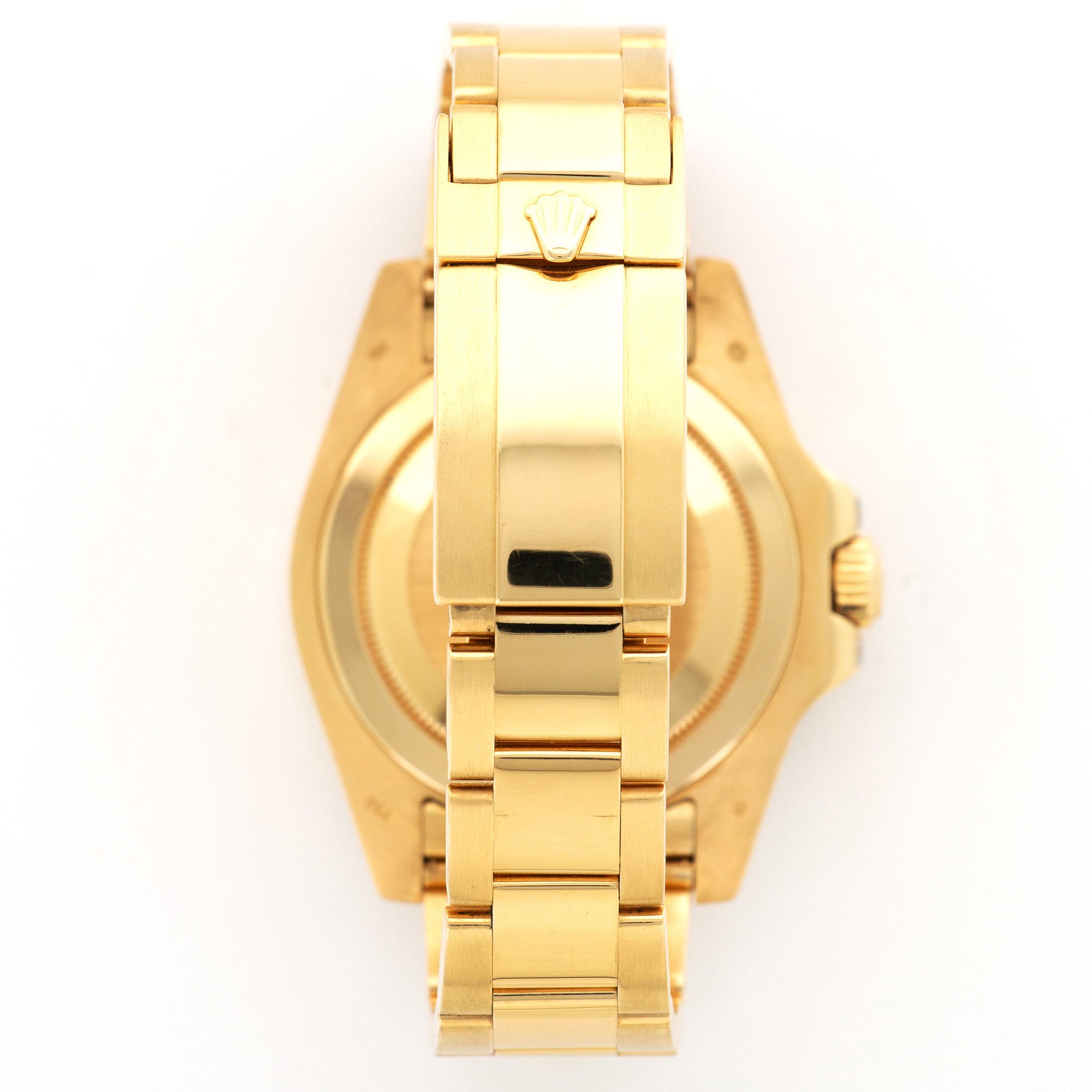 Rolex - Rolex Yellow Gold GMT-Master II Sapphire Diamond Watch Ref. 116758 - The Keystone Watches