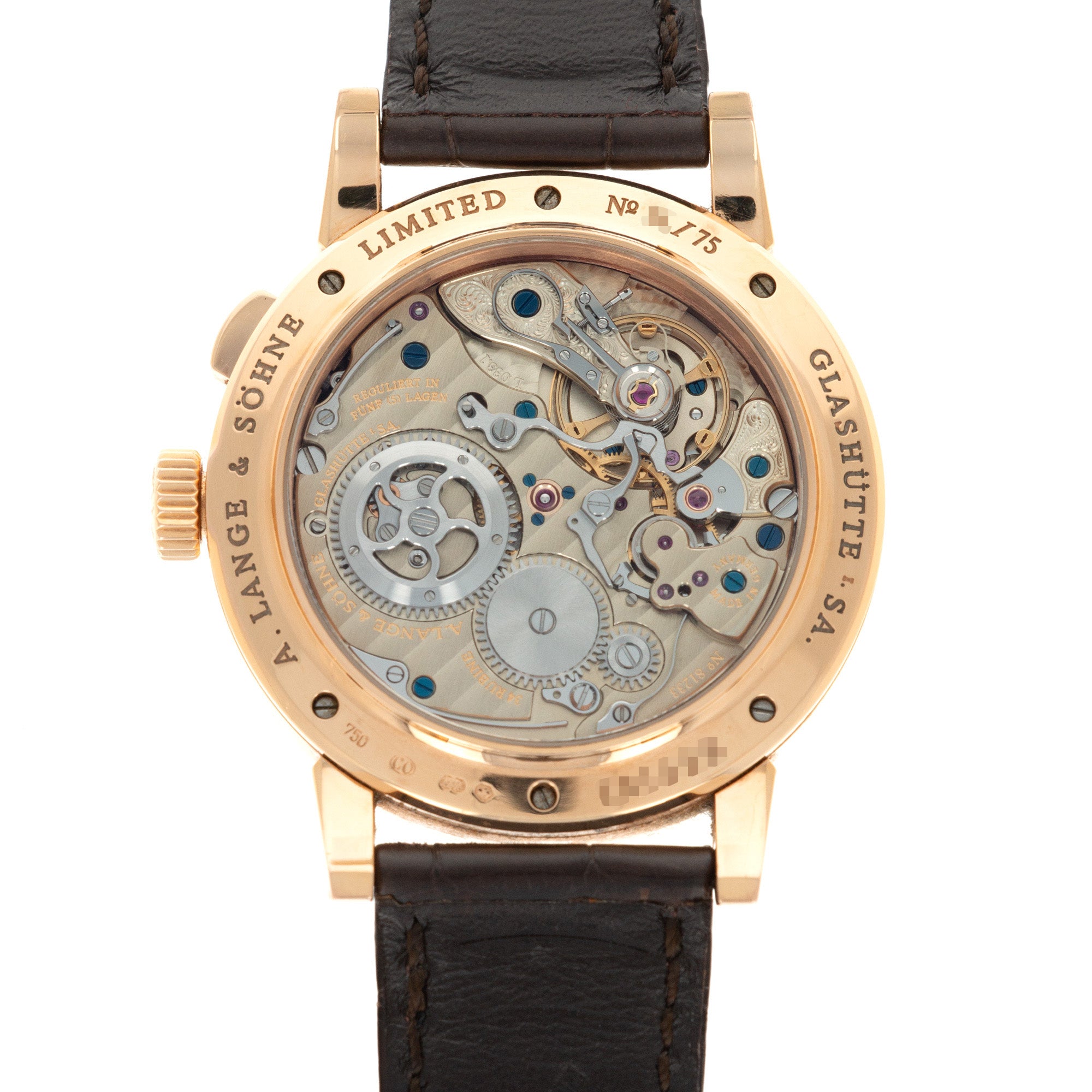 A. Lange & Sohne - A Lange & Sohne Rose Gold Richard Lange Referenzuhr Ref. 250.032 - The Keystone Watches