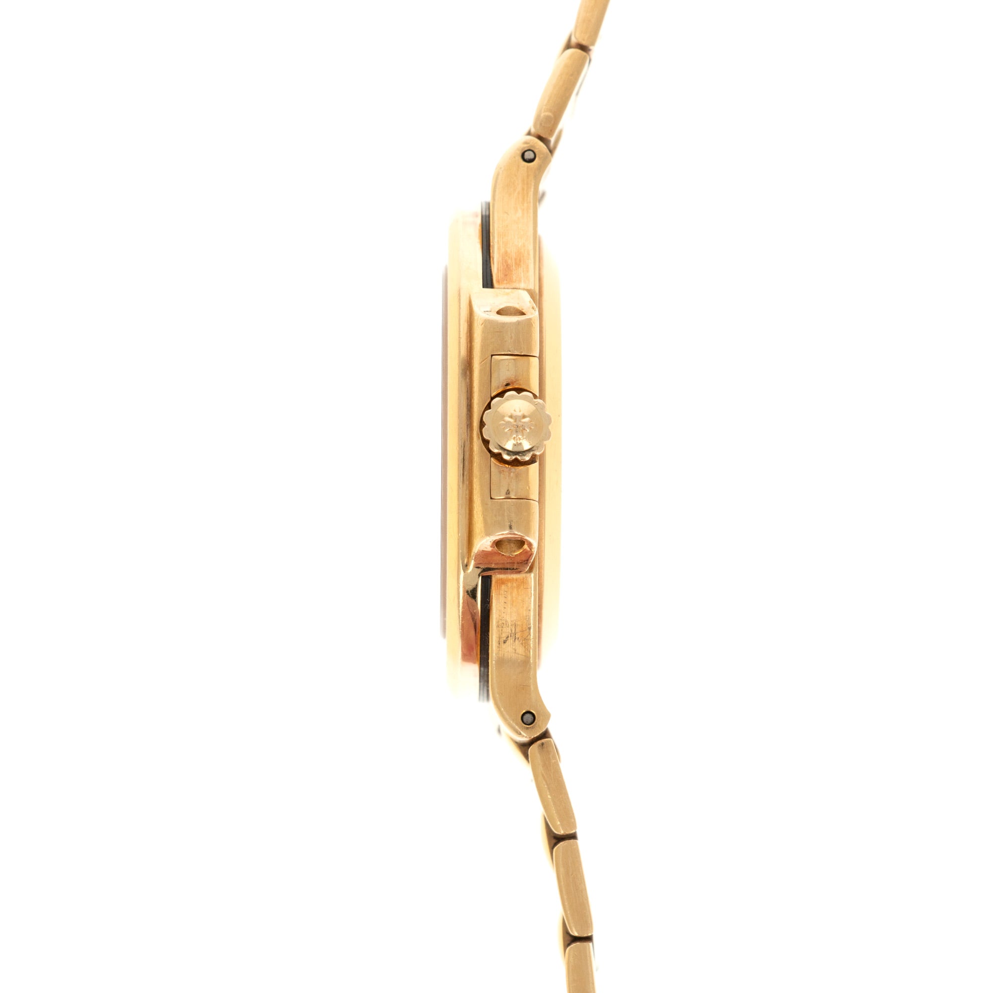 Patek Philippe - Patek Philippe Nautilus Yellow Gold diamond dial ref. 3800/1 - The Keystone Watches