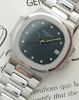 Patek Philippe - Patek Philippe Platinum Nautilus Watch Ref. 3800 with Original Warranty - The Keystone Watches