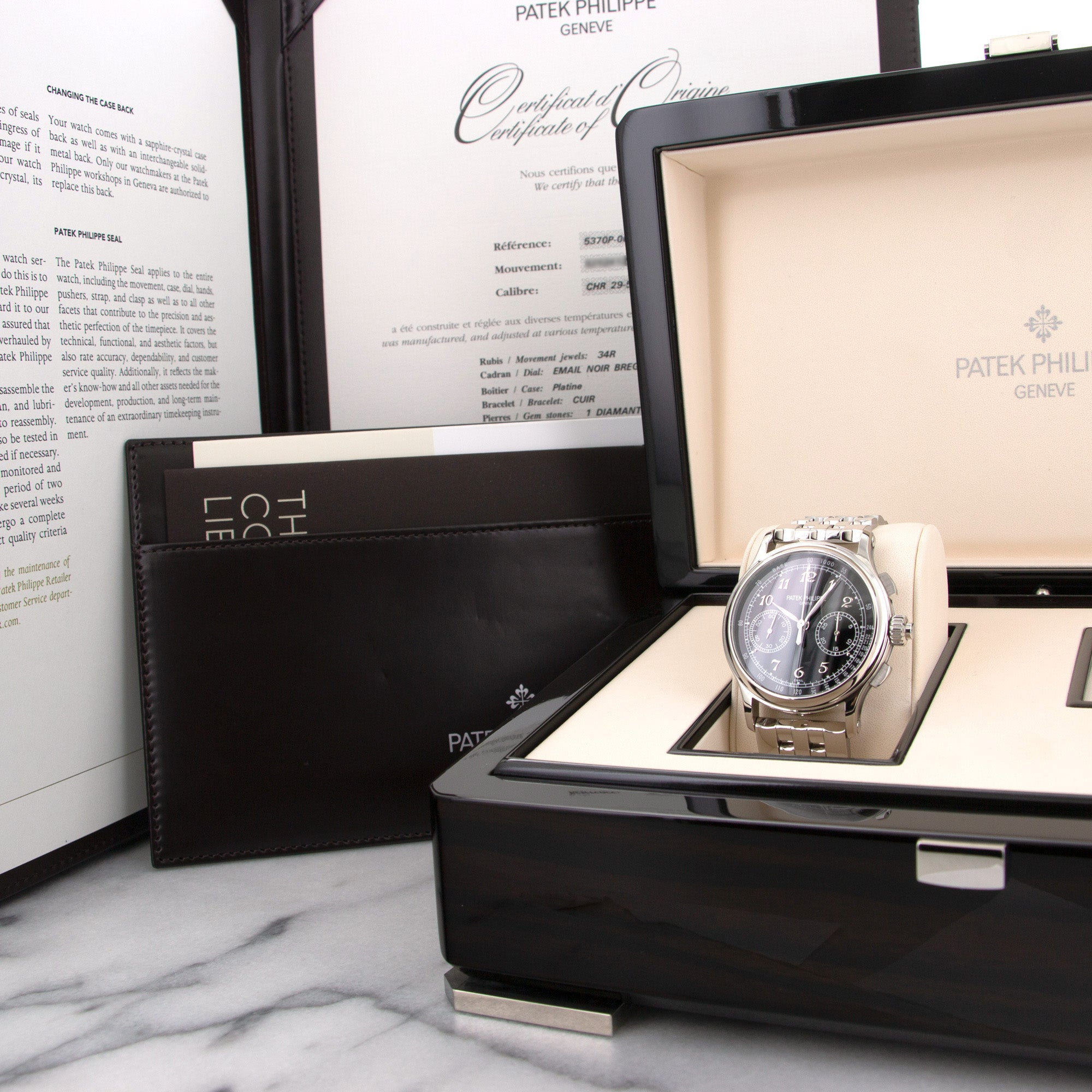 Patek Philippe - Patek Philippe Platinum Split-Seconds Chronograph Watch Ref. 5370 - The Keystone Watches