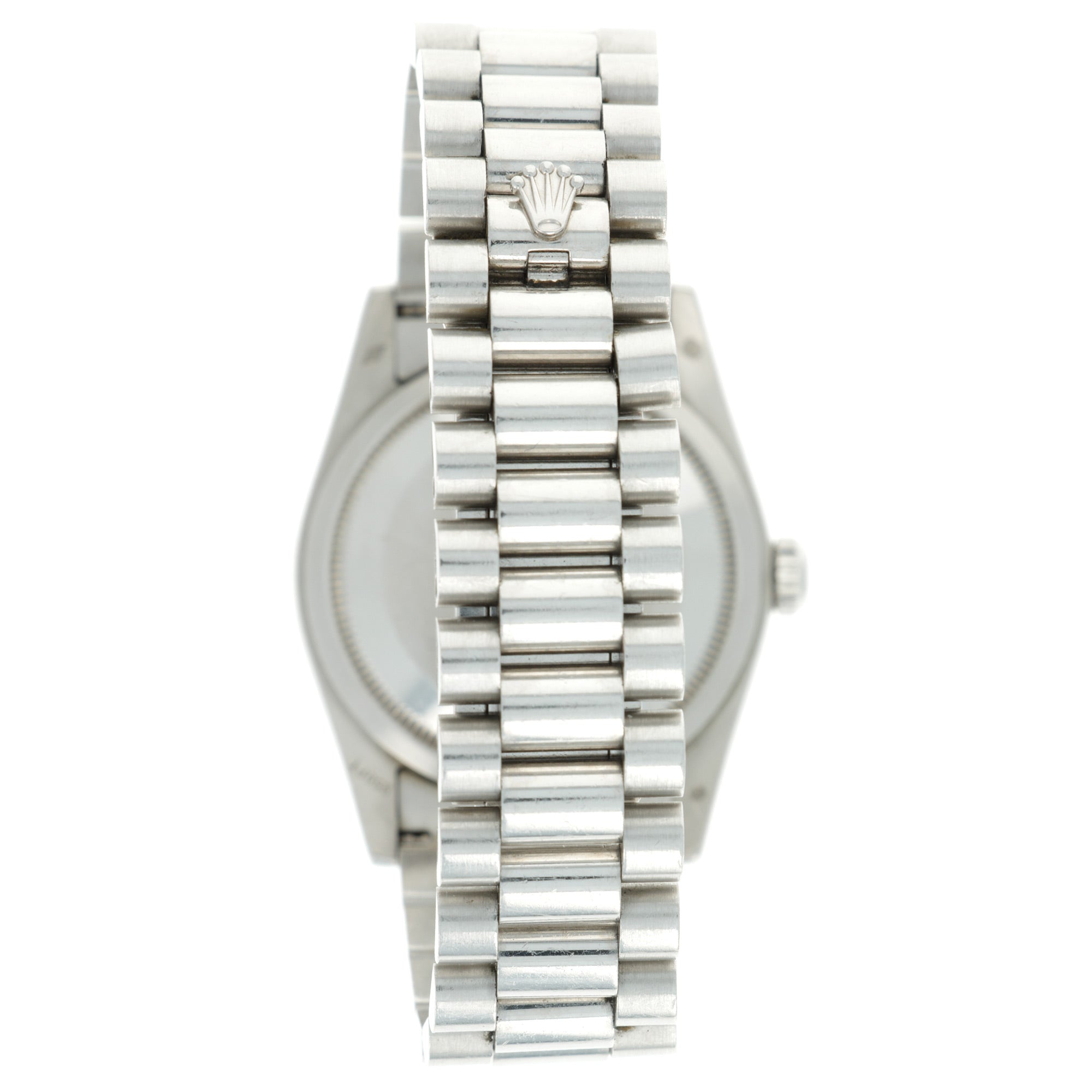 Rolex - Rolex Day-Date Platinum Ice Blue Dial Ref. 118206 - The Keystone Watches