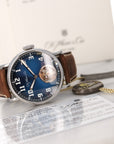 H. Moser & Cie - H. Moser & Cie Heritage Tourbillon Funky Blue Watch - The Keystone Watches