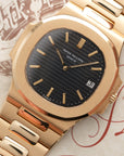 Patek Philippe - Patek Philippe Yellow Gold Nautilus Jumbo Watch Ref. 3700 - The Keystone Watches