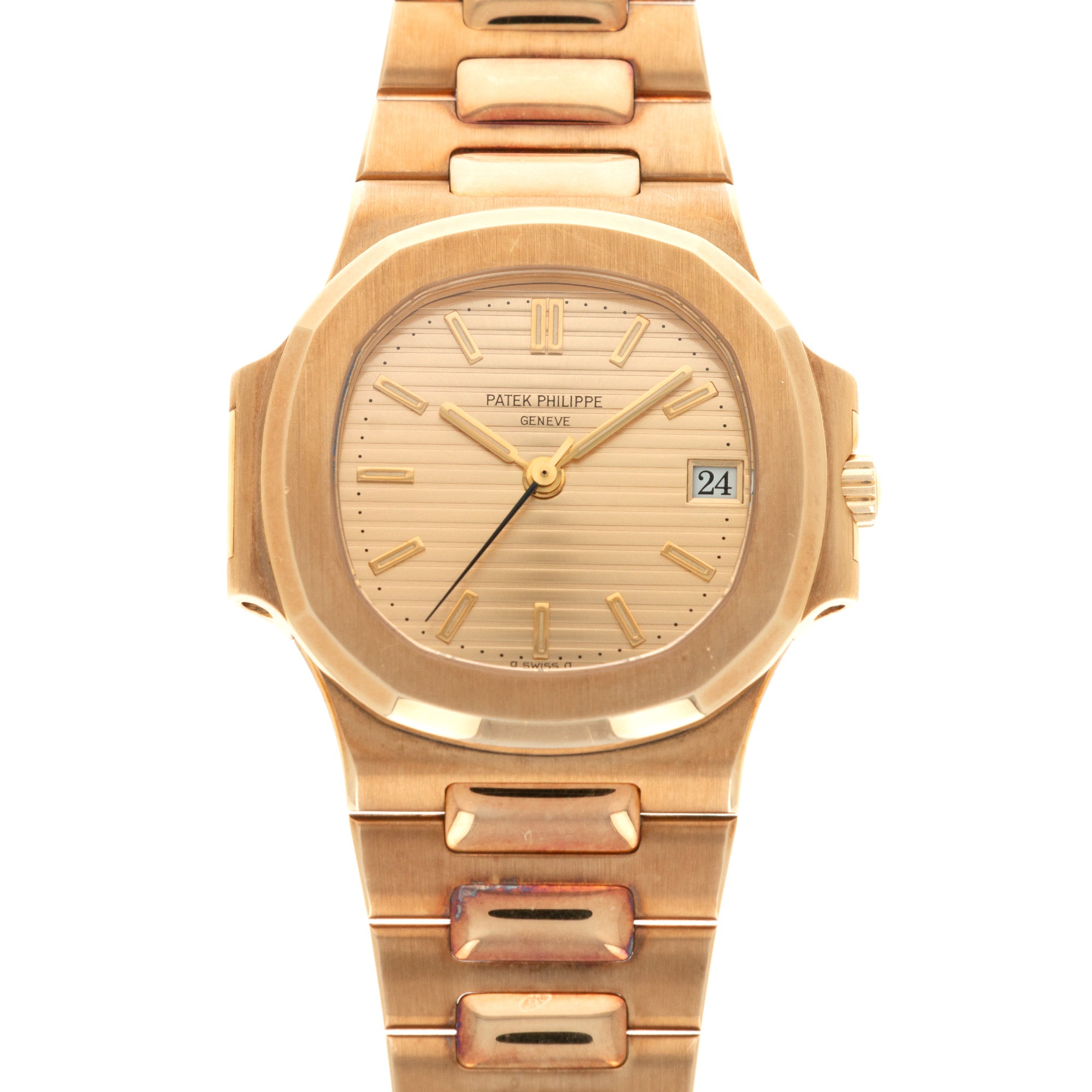 Patek Philippe - Patek Philippe Yellow Gold Nautilus Watch Ref 3800 - The Keystone Watches