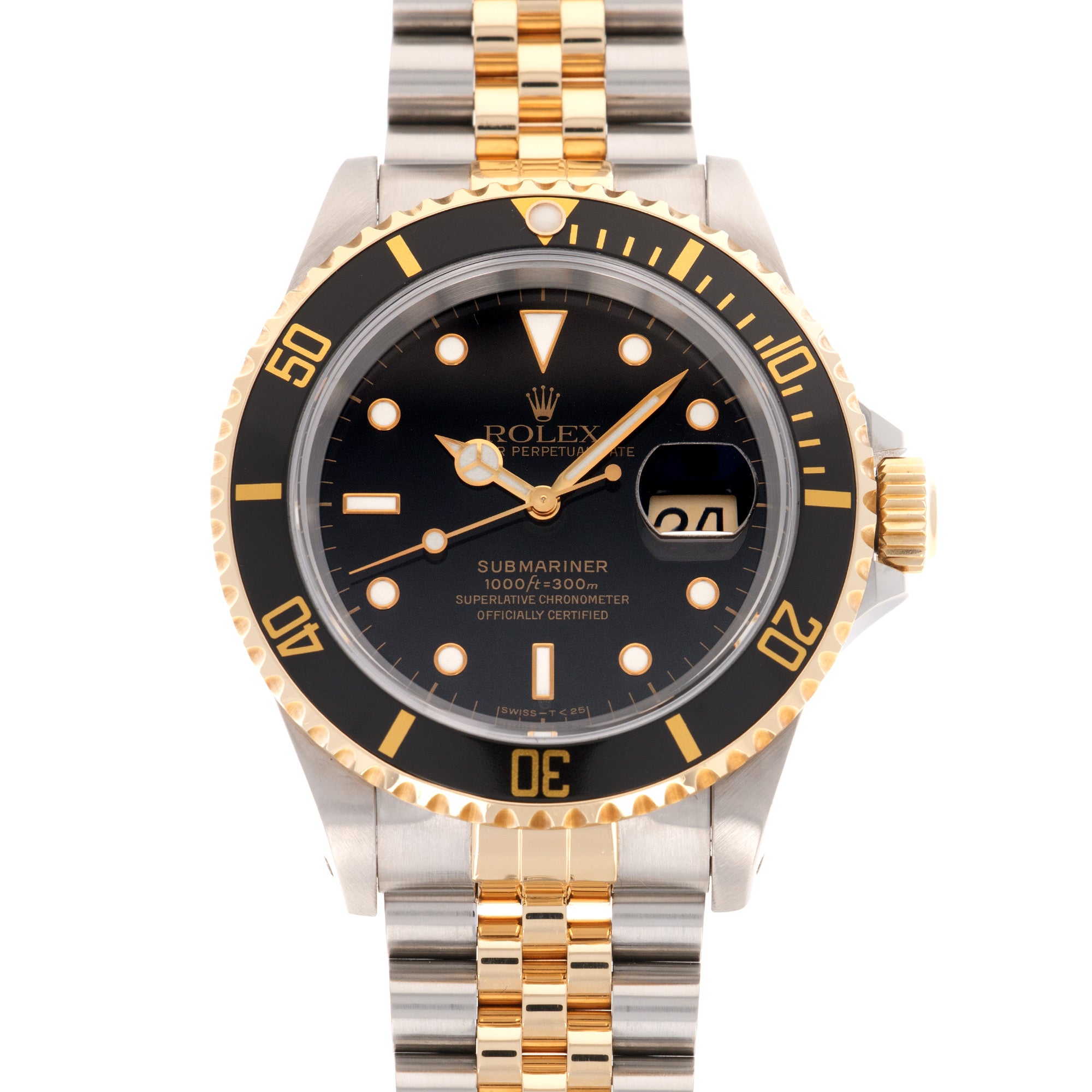 Rolex - Rolex Two-Tone Submariner, Ref. 16613 with Original Paper - The Keystone Watches