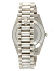Rolex - Rolex White Gold Day-Date Ref. 228239 with Factory Baguette Diamond Dial - The Keystone Watches