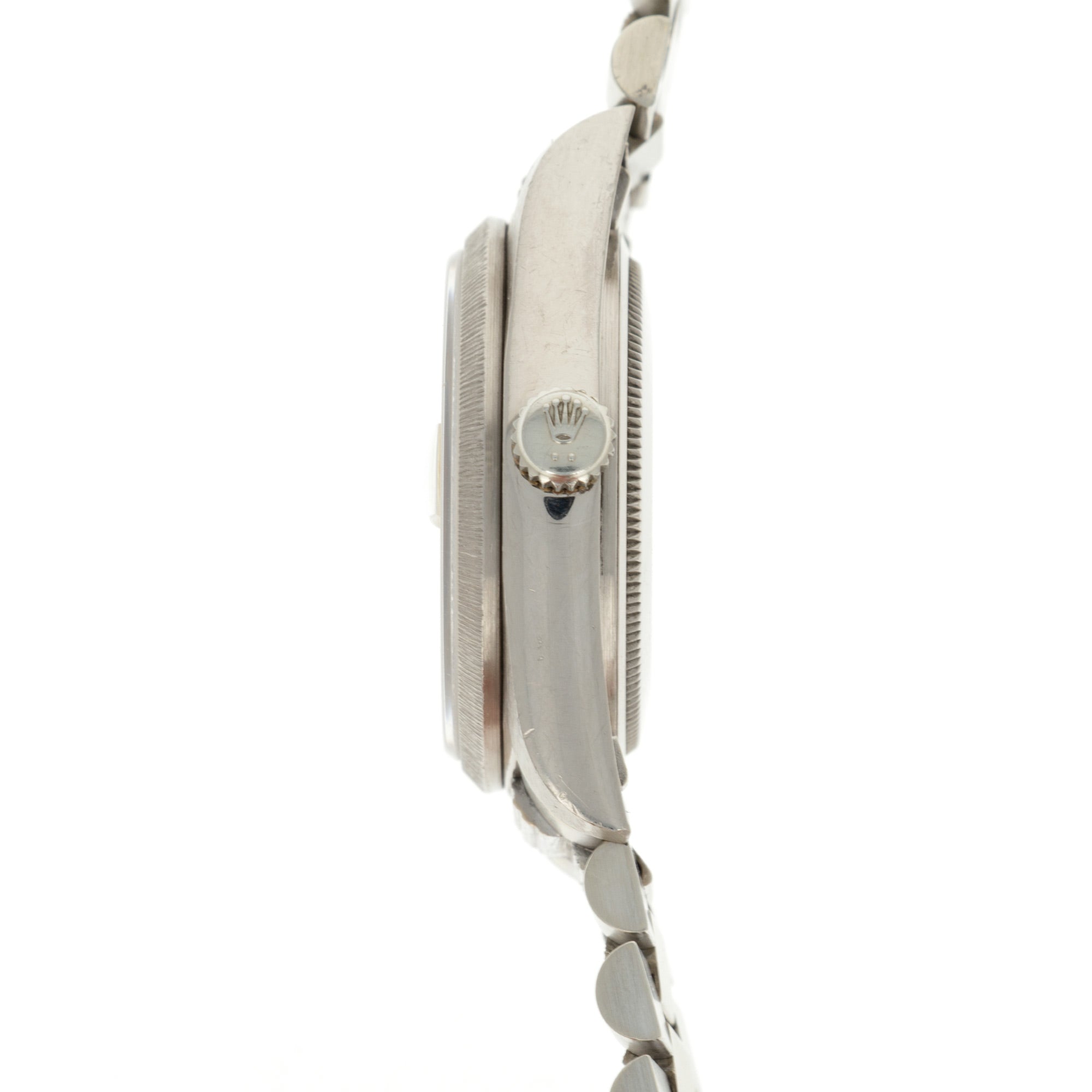 Rolex - Rolex White Gold Day-Date Bark Watch Ref. 18079 with Salmon Jubilee Dial - The Keystone Watches