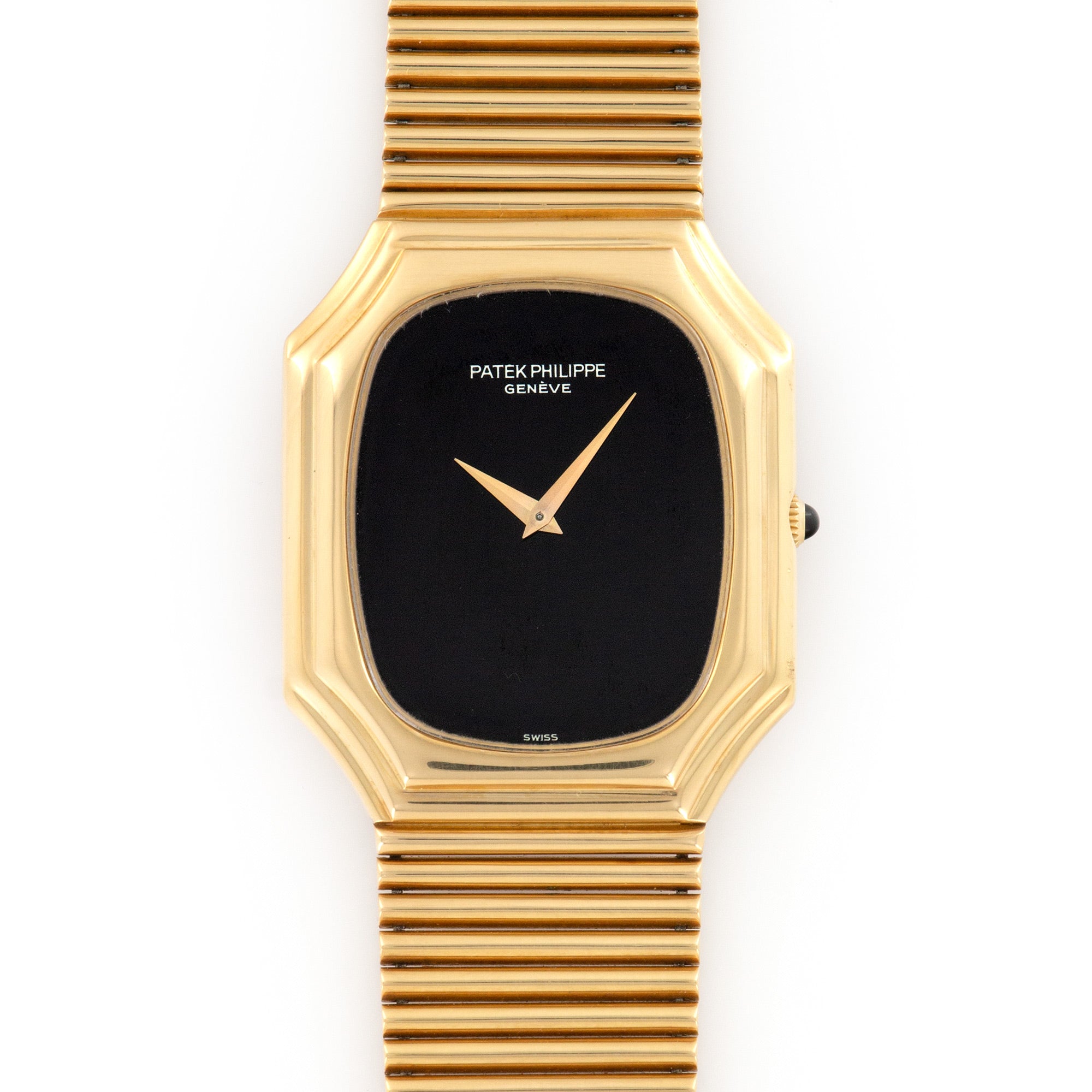 Patek Philippe - Patek Philippe Yellow Gold Onyx Watch, Ref. 3729 - The Keystone Watches