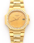 Patek Philippe - Patek Philippe Yellow Gold Nautilus Diamond Watch Ref. 3800 - The Keystone Watches