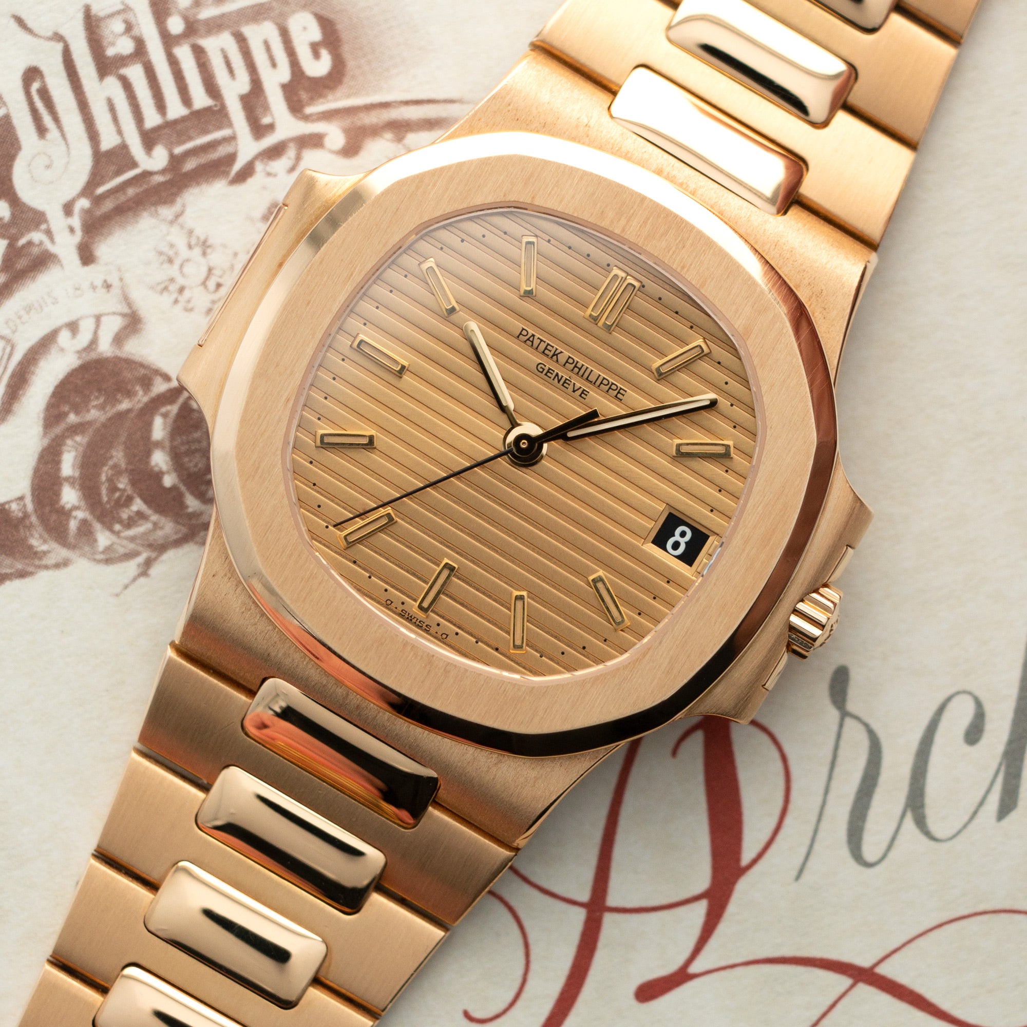 Patek Philippe - Patek Philippe Yellow Gold Nautilus Watch Ref. 3800 - The Keystone Watches