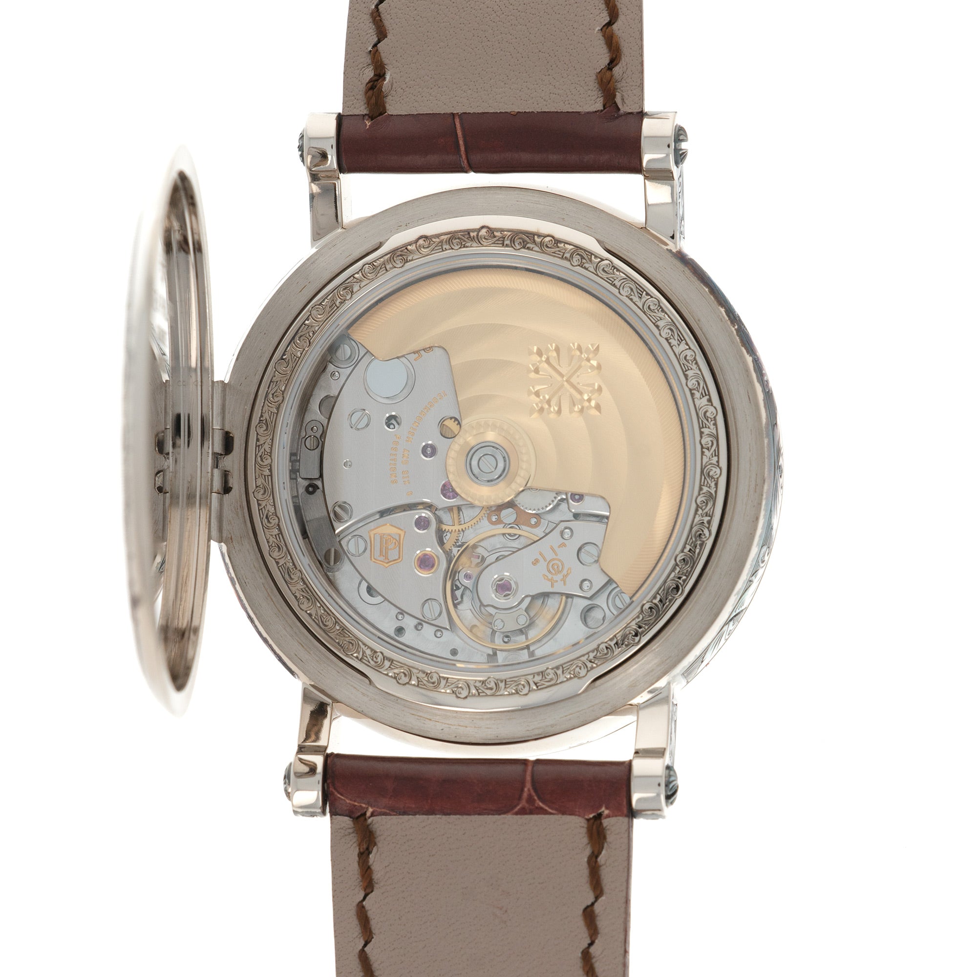 Patek Philippe - Patek Philippe White Gold Perpetual Hand-Engraved Watch Ref. 5160 - The Keystone Watches