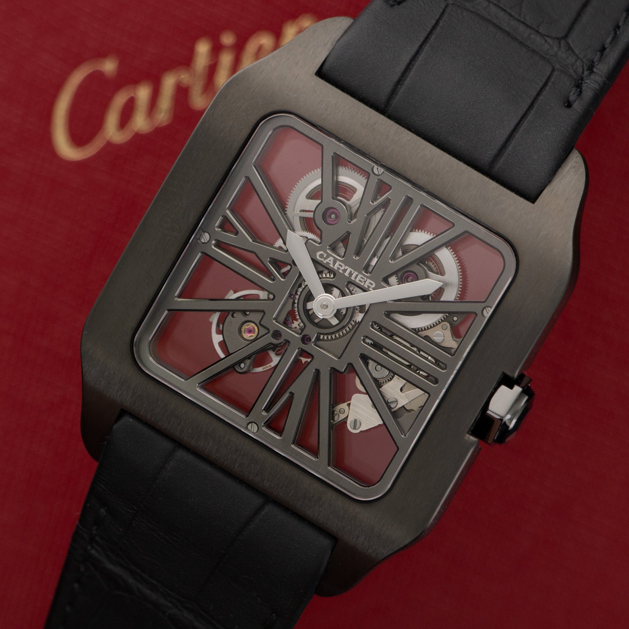 Cartier - Cartier Santos Dumont Skeletonized Watch Ref. W2020052 - The Keystone Watches