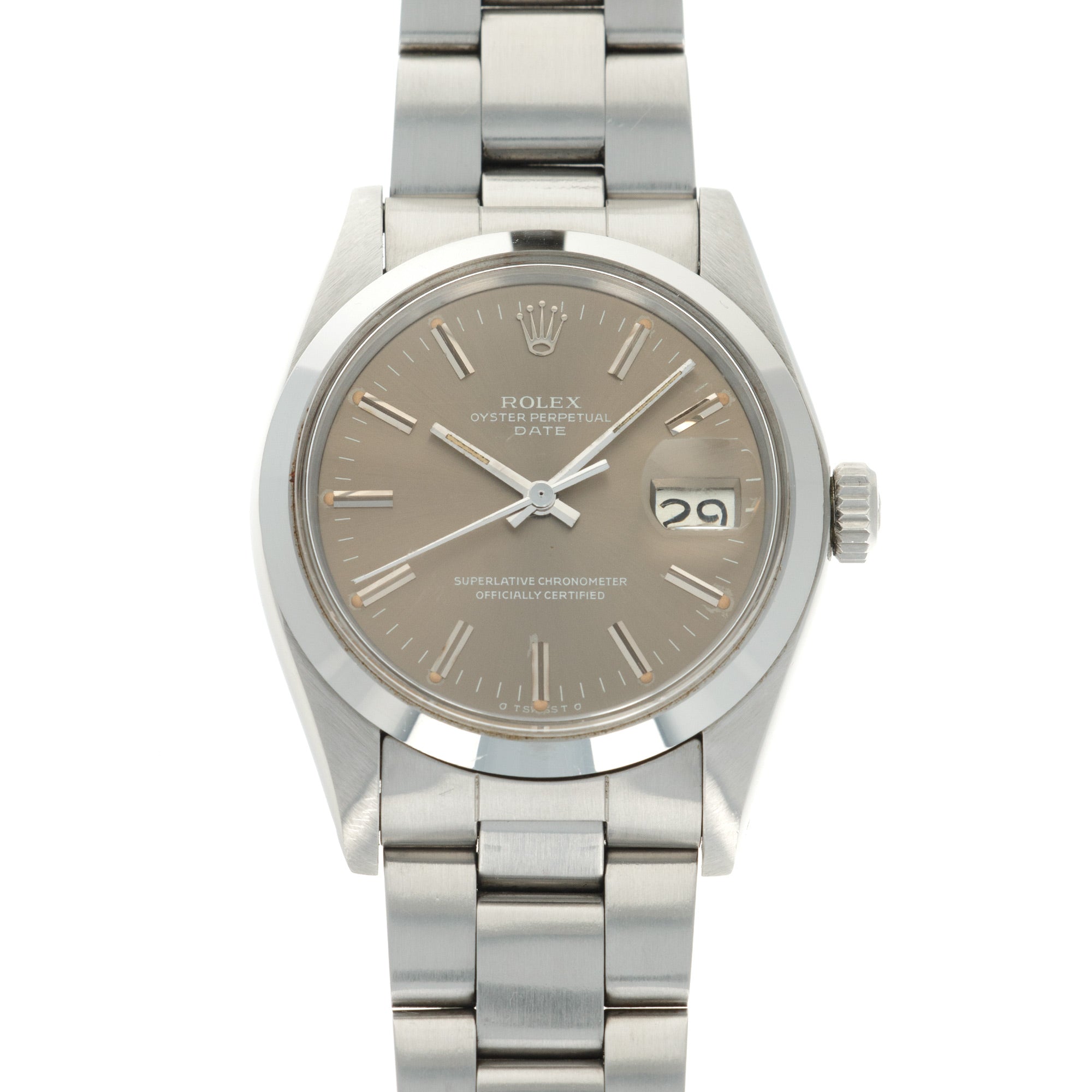 Rolex - Rolex Date Grey Dial Watch Ref. 1500, in Like New Condition - The Keystone Watches