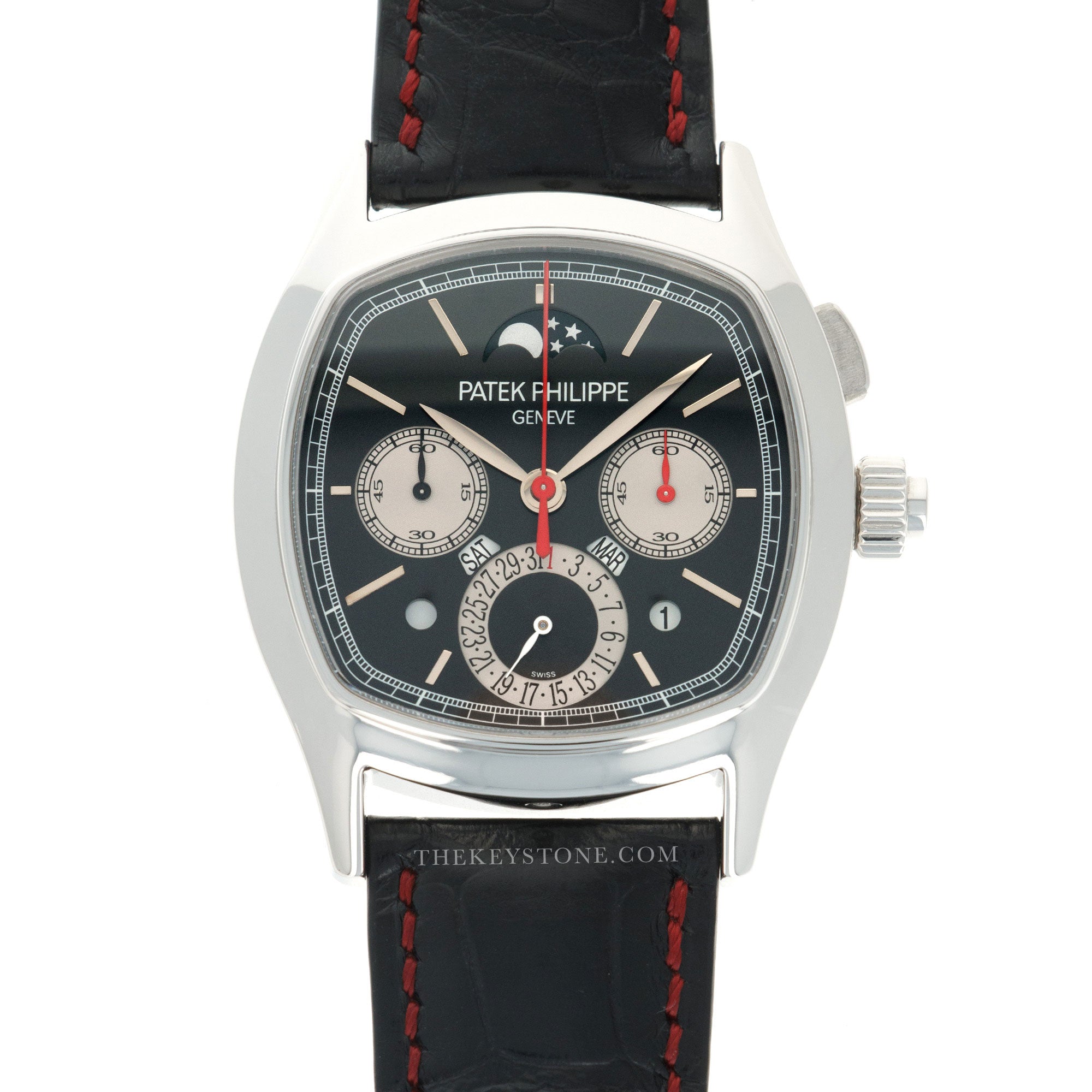 Patek Philippe - Patek Philippe Platinum Split Seconds Perpetual Monopoissor Chronograph Watch Ref. 5951 - The Keystone Watches