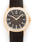 Patek Philippe - Patek Philippe Rose Gold Aquanaut Diamond Watch Ref. 5167/300R - The Keystone Watches