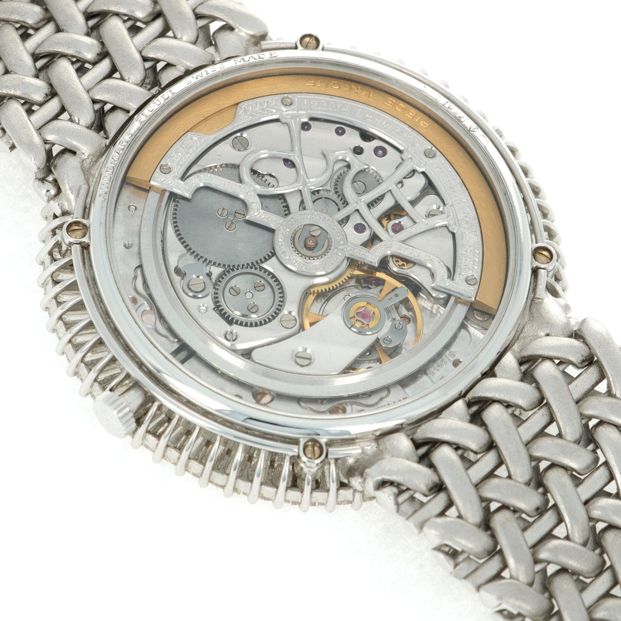 Audemars Piguet - Audemars Piguet White Gold Baguette Skeleton Watch with Singapore mastcot, the Merlion. Piece Unique - The Keystone Watches