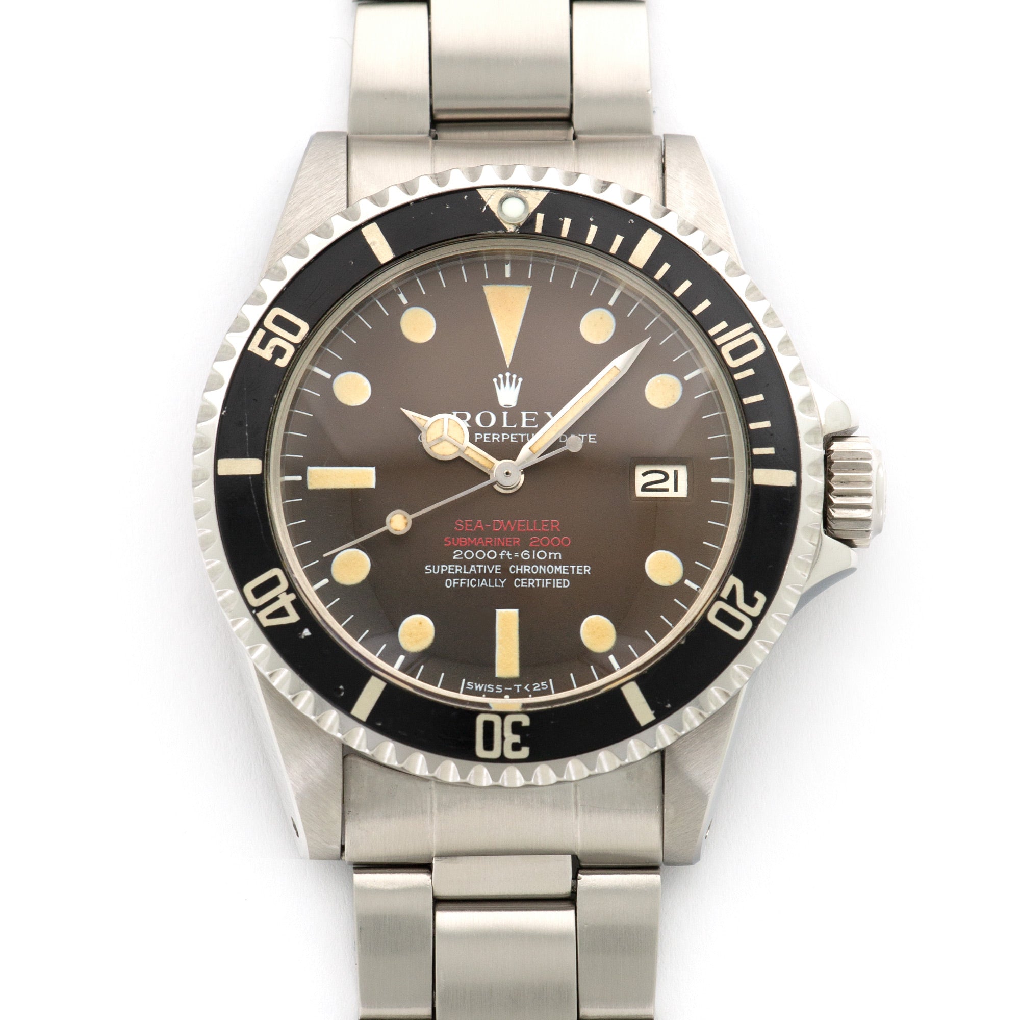 Rolex - Rolex Sea-Dweller Tropical Watch Ref. 1665, with Original Box and Papers, Crica 1972 - The Keystone Watches