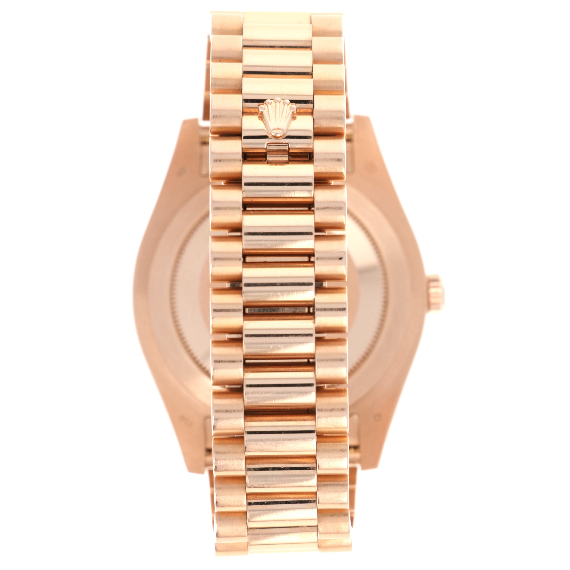 Rolex - Rolex Rose Gold Day-Date II Diamond Ruby Watch Ref. 218235 - The Keystone Watches