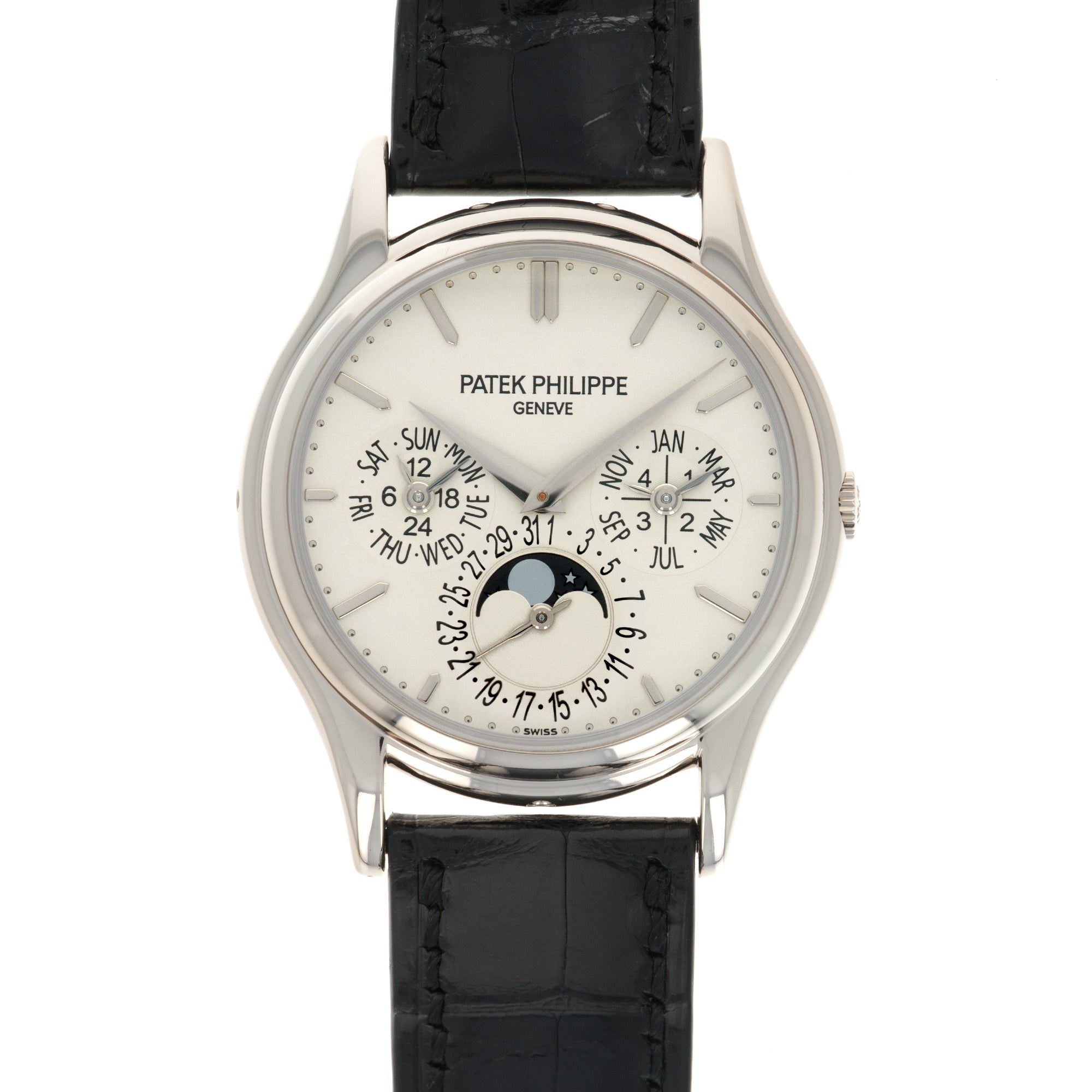 Patek Philippe - Patek Philippe White Gold Perpetual Calendar Automatic Watch Ref. 5140 - The Keystone Watches