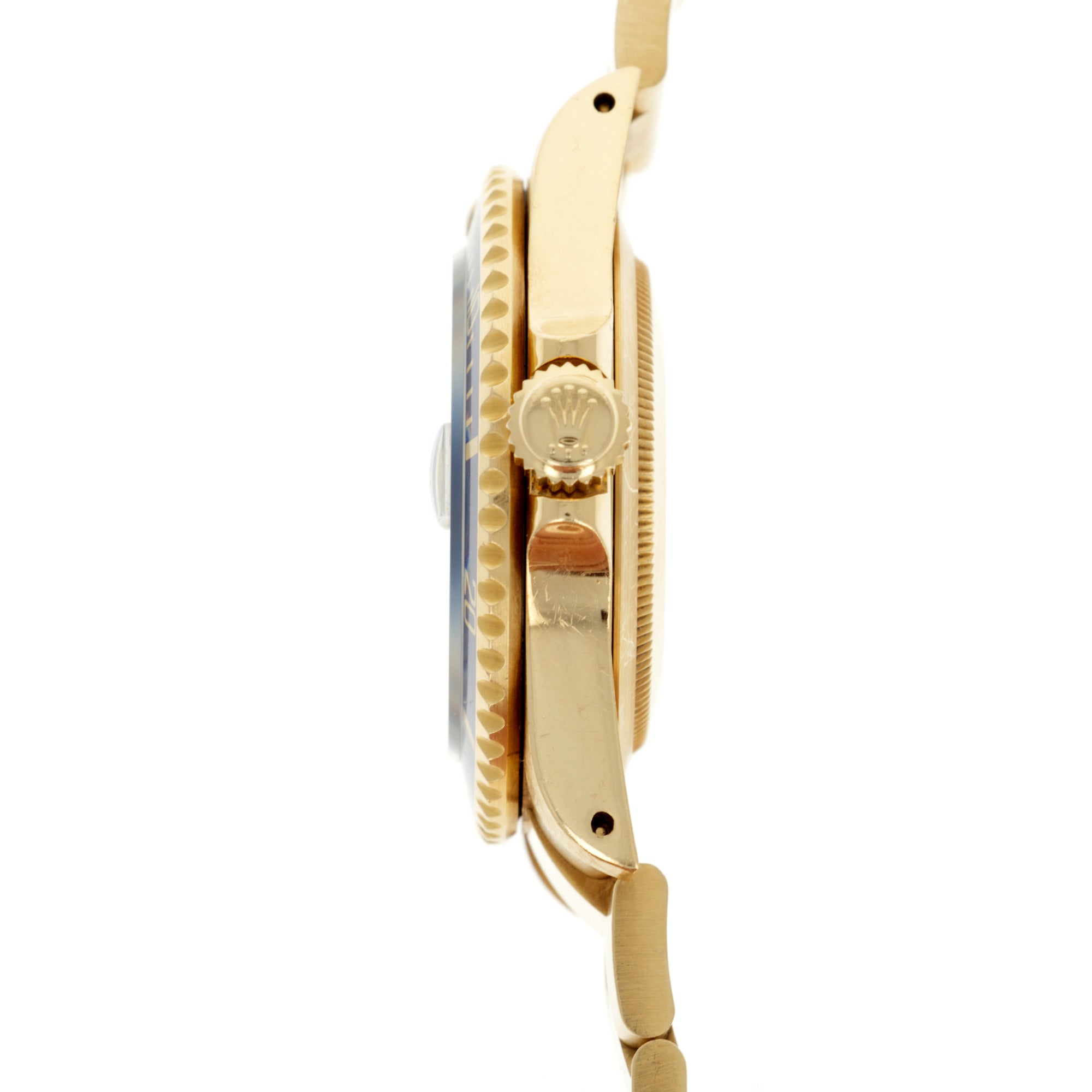 Rolex - Rolex Yellow Gold Submariner Ref. 16618 with Purple Hue Dial - The Keystone Watches