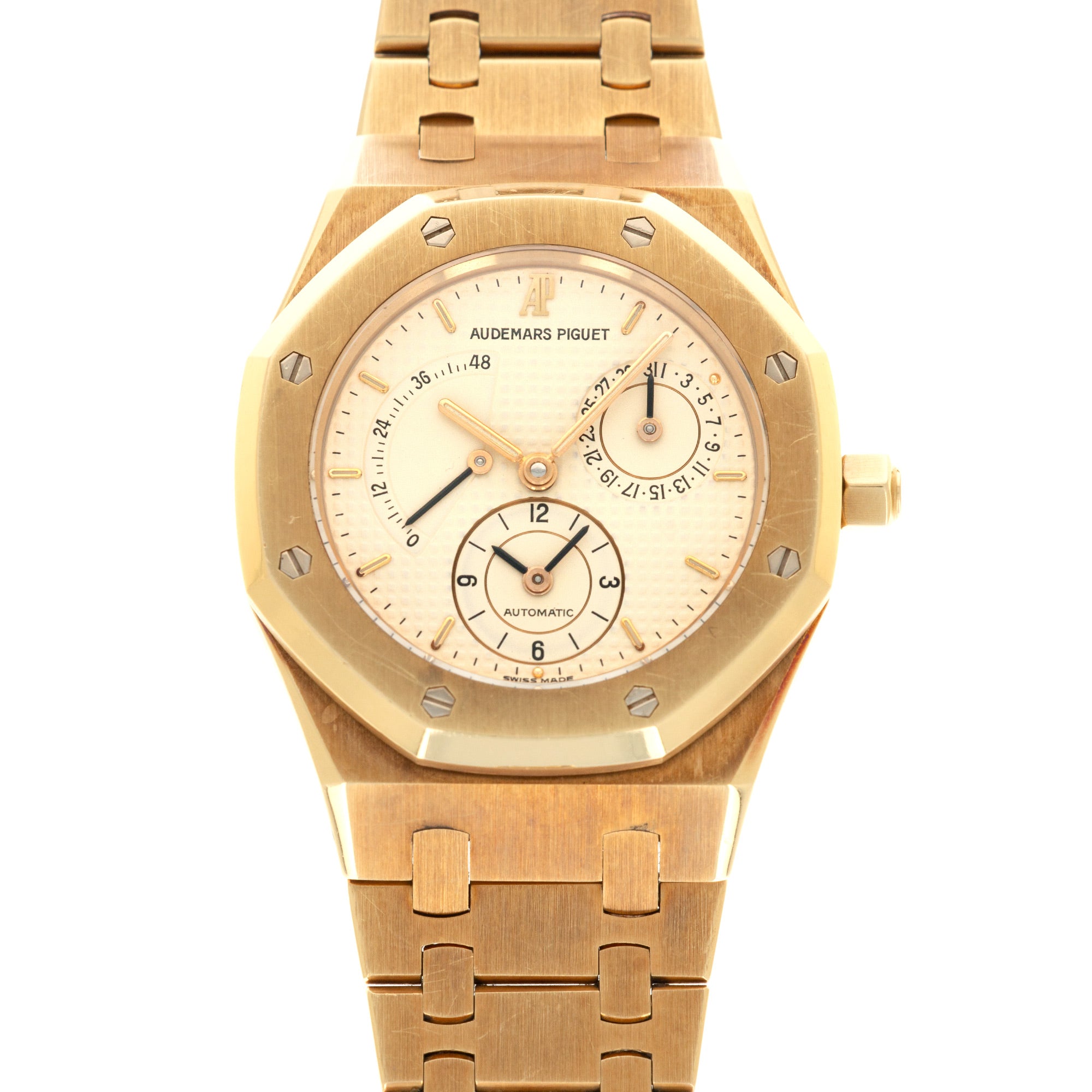 Audemars Piguet - Audemars Piguet Yellow Gold Royal Oak Ref. 25730 with Cream Dial - The Keystone Watches