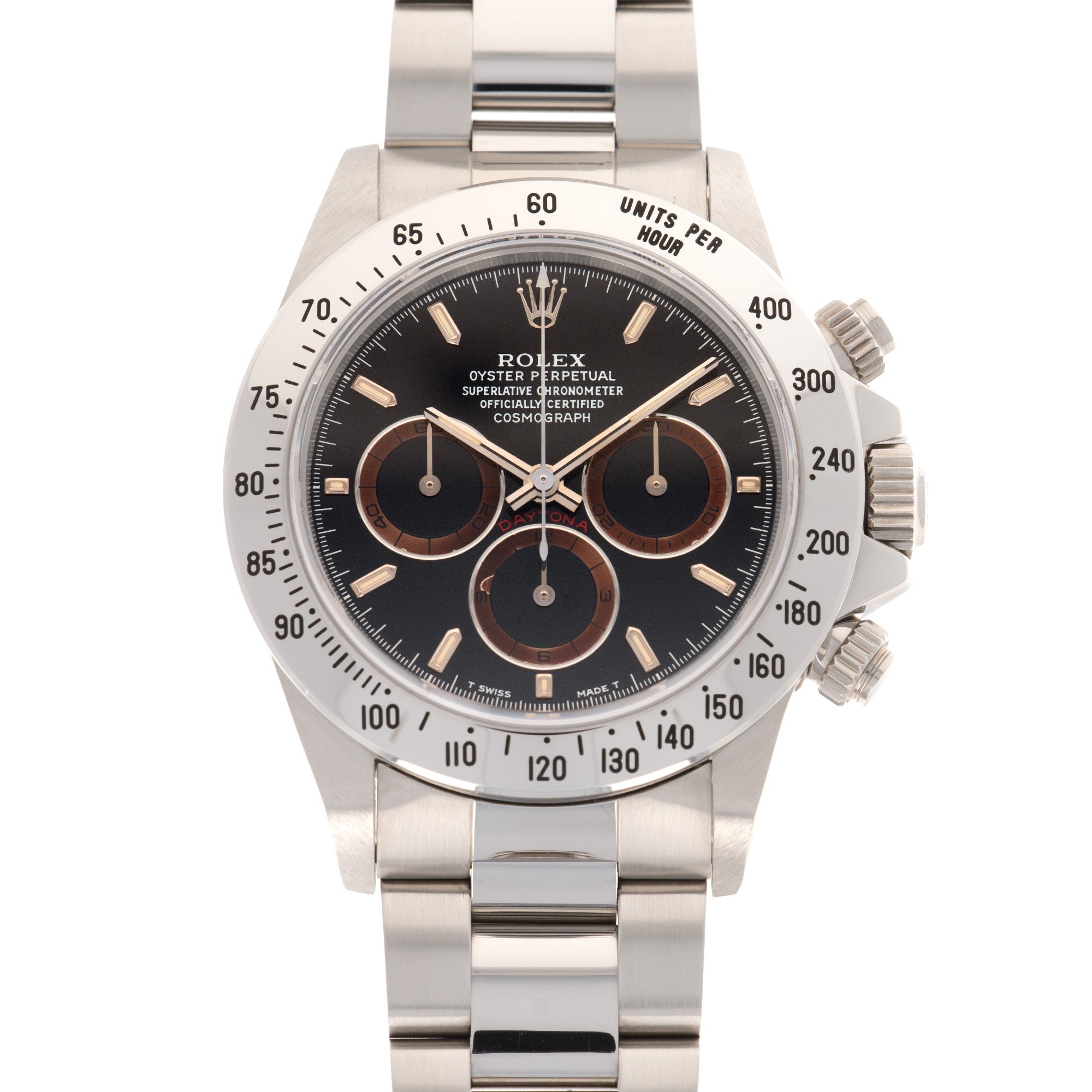 Rolex - Rolex Daytona Cosmograph Chocolate Patrizzi Watch Ref. 16520 with Original Warranty Paper - The Keystone Watches