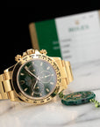Rolex - Rolex Yellow Gold Cosmograph Daytona Green Watch Ref. 116508 - The Keystone Watches