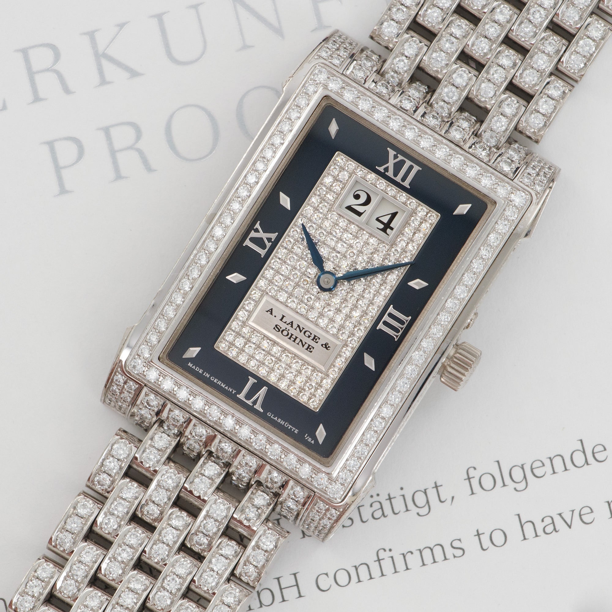 A. Lange & Sohne - A. Lange & Sohne White Gold Cabaret Soiree Diamond Watch, Ref. 868.032 - The Keystone Watches