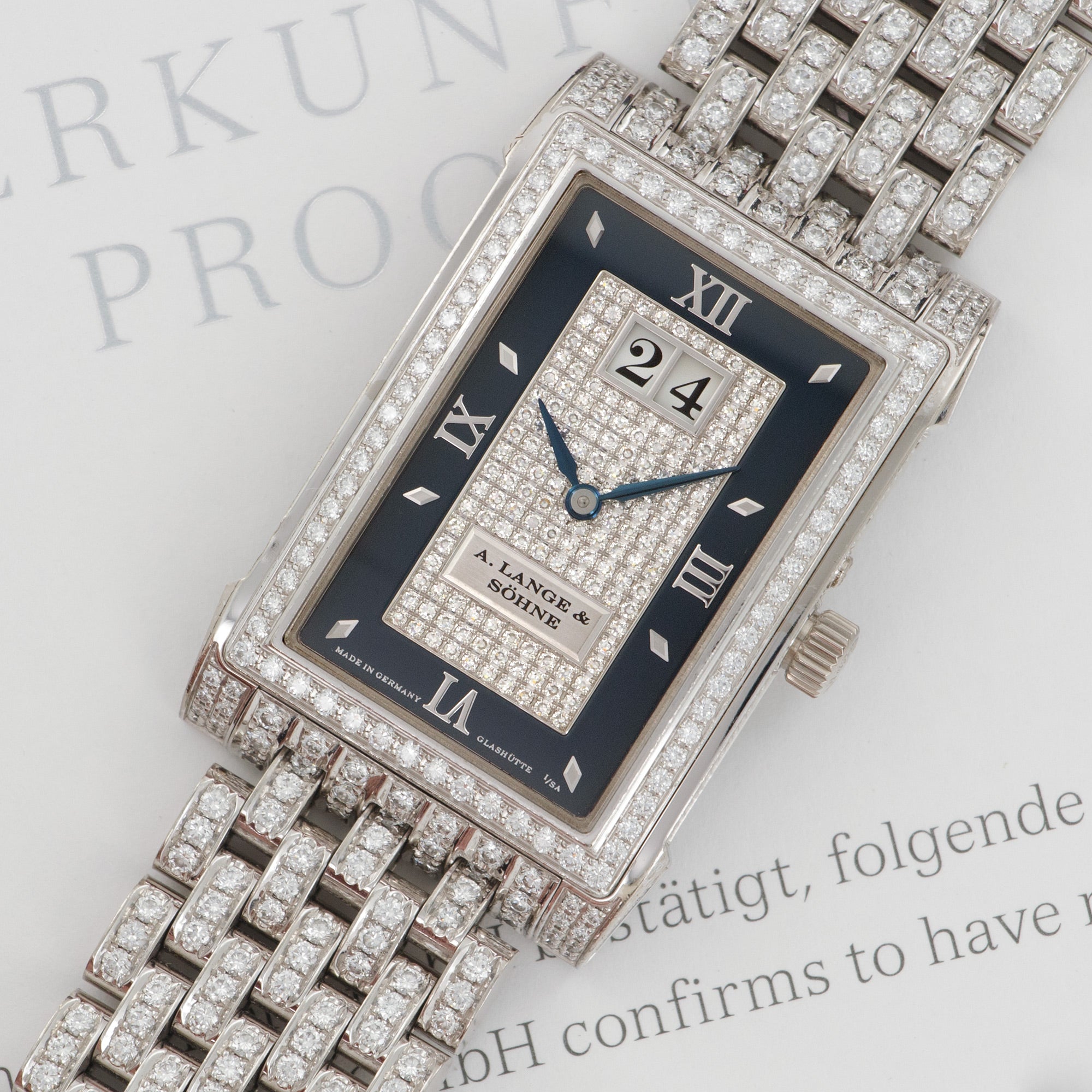 A. Lange &amp; Sohne - A. Lange &amp; Sohne White Gold Cabaret Soiree Diamond Watch, Ref. 868.032 - The Keystone Watches