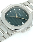 Patek Philippe - Patek Philippe Platinum Nautilus Watch Ref. 3800 with Original Warranty - The Keystone Watches