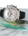 Rolex - Rolex Daytona White Gold with diamond bezel and Mother of pearl diamond dial Ref. 116589 - The Keystone Watches