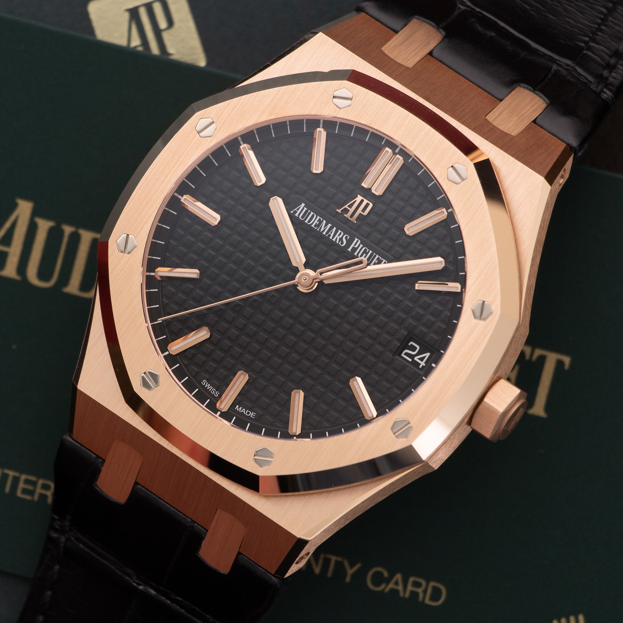 Audemars Piguet - Audemars Piguet Rose Gold Royal Oak Automatic Watch Ref. 15500 - The Keystone Watches
