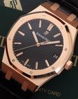 Audemars Piguet - Audemars Piguet Rose Gold Royal Oak Automatic Watch Ref. 15500 - The Keystone Watches