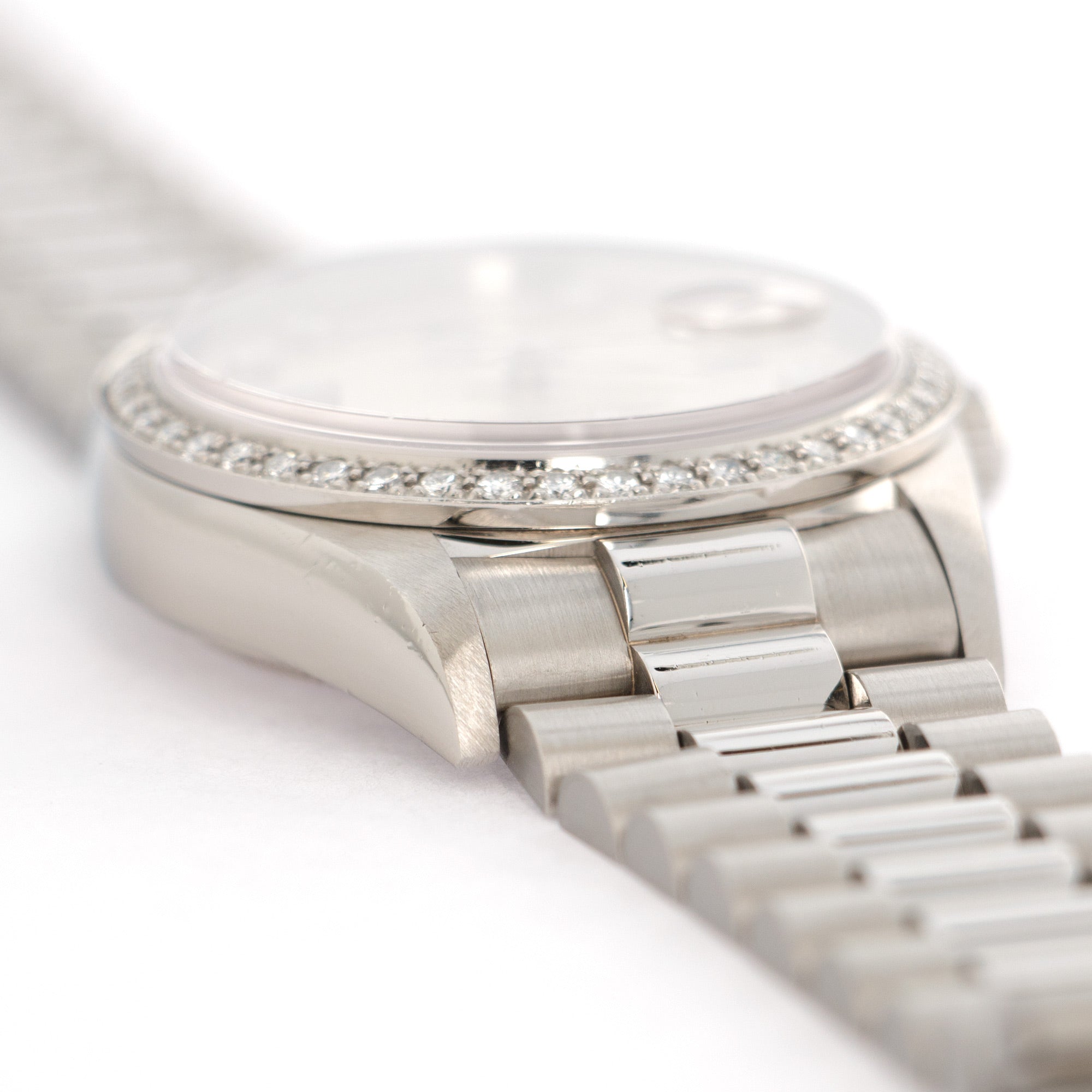 Rolex - Rolex Platinum Day-Date Diamond Watch Ref. 18046 - The Keystone Watches