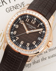 Patek Philippe - Patek Philippe Rose Gold Aquanaut Diamond Watch Ref. 5167/300R - The Keystone Watches